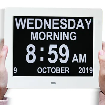 

LED Alarm Clock Desktop Table Digital Clock Modern Design Large Time Display Bedroom Alarm Clocks Home Decoration Clock 20m05