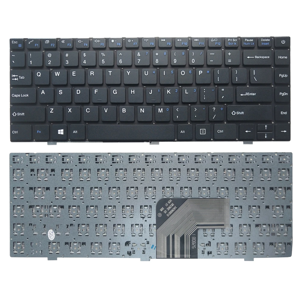 Клавиатура для ноутбука Prestigio для Smartbook 133S русифицированный, русский язык английский США
