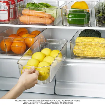 

Multifunctional seafood frozen storage box vegetable food refrigerator storage box can drain plastic storage box