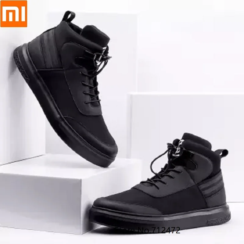 

Xiaomi Luxury non-slip shock absorption Fashion casual High-top men's boots Breathable Lightweight Autumn winter sports shoes