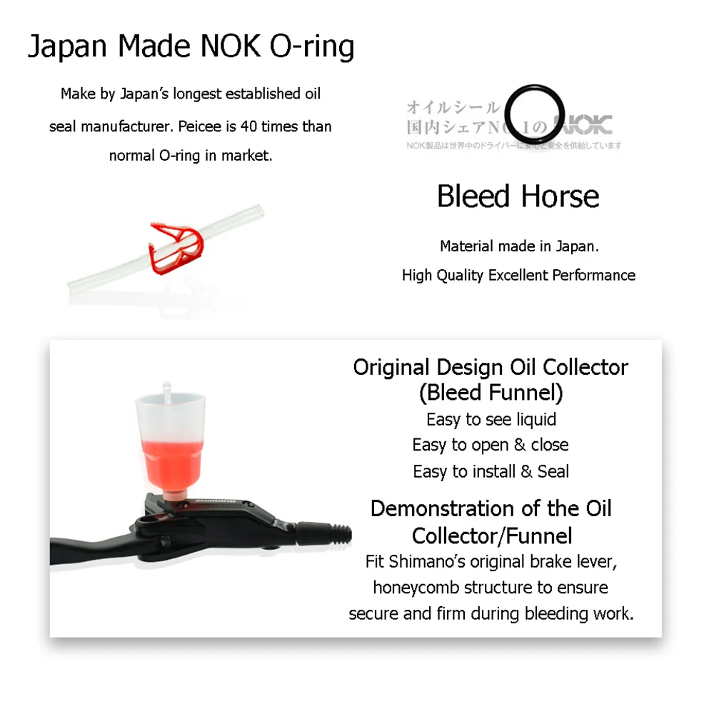 Bicycle Hydraulic Brake Bleed Kit For Shimano Brake System Mineral Oil Disc Brake Bleed Funnel Syringe Bike Repair Tool BC0149 (1)