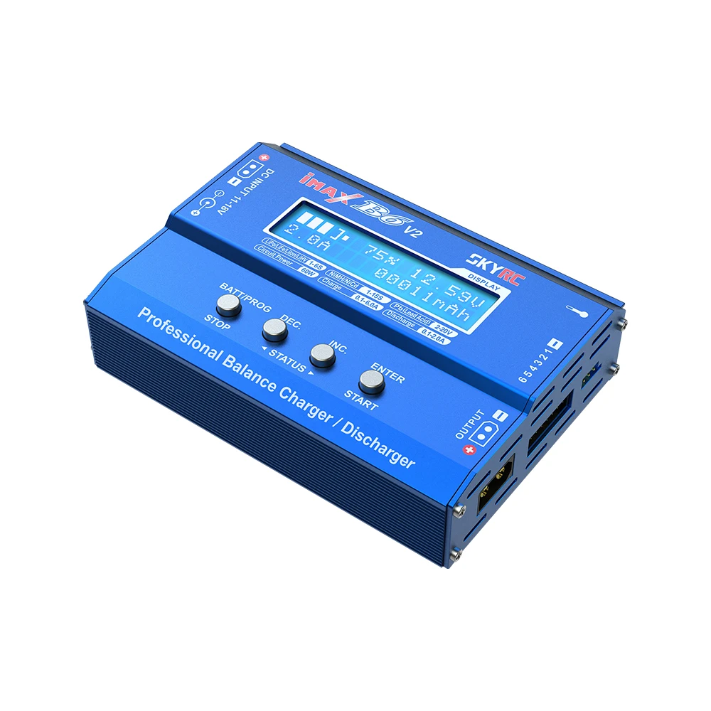 

Original SKYRC iMAXB6 V2 60W DC Balance charge discharge for RC Helicopter battery Lipo Li-on Lihv LiFe and Pb battery Charger