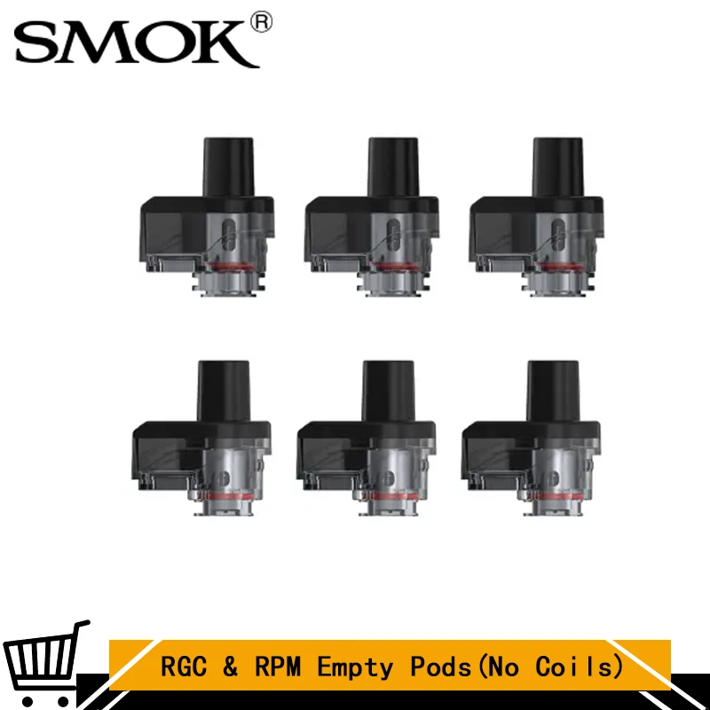 Оригинальный пустой картридж SMOK RGC & RPM 5 мл 3 шт./упак. для набора RPM80 и PRO