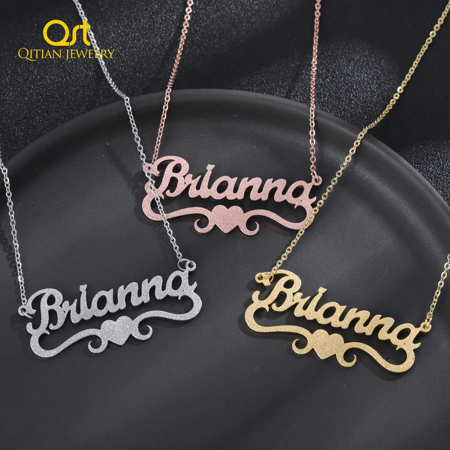 Personalized Name Necklace Sand 