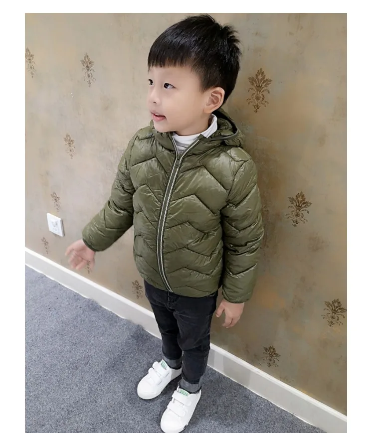 New Boys Girls Jacket Parkas Winter Jacket For Girls Boys Coat Kids Warm Hooded Outerwear Children Clothes
