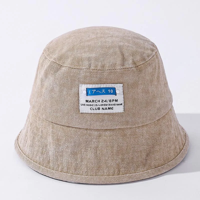 Spring2021 New Flat Denim Bucket Hats 