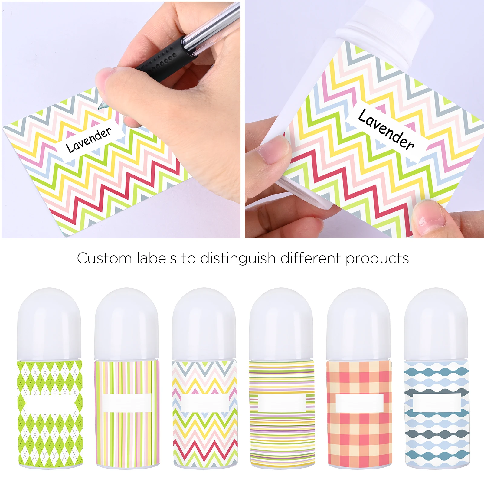 4 Bottiglie Roll-On In Plastica Da 50ml - Vuote E Riutilizzabili Per Deodoranti Fai Da Te, Oli Essenziali, Profumi E Balsami