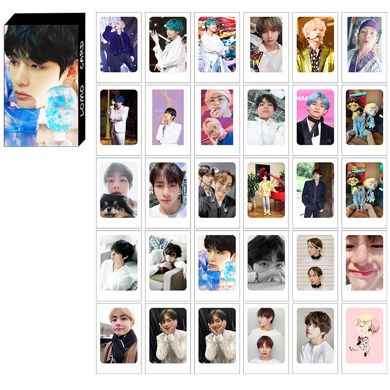 30 шт./компл. Bangtan Boys карта души Persona фото карты ЛОМО карта Фотокнига Love Yourself Чжон ку SUGA 85*54 мм