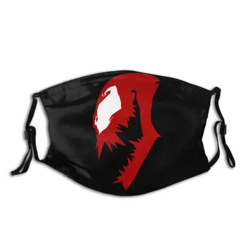 

Venom Spiderman Marvel Non-Disposable Mouth Face Mask Anti Haze Dust Protection Cover Respirator Muffle Mask with Filters