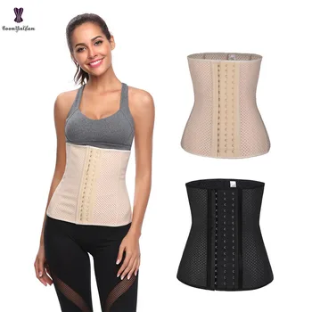 

Womens Latex Waist Trainer Underbust Corset for Weight Loss Steel Bones Body Shaper Breathable Material Corset Cincher