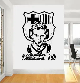

Football star Messi stickers Barcelona club player Messi stickers inspirational fan sports wall stickers