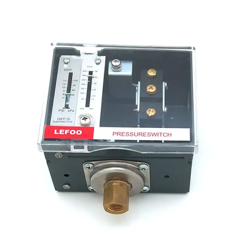 

Boiler Pressure Controller 1/4NPT SPDT Steam Pressure Control Switch Adjustable Pressure Difference Pressure Switch