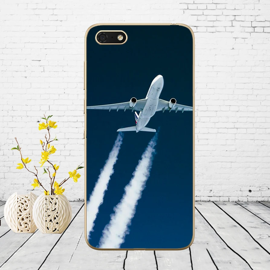 04D авиационный самолет fly путешествия облако Мягкий силиконовый чехол для Huawei Honor 9 10 Lite 7A 5,45 7a pro 7c 5,7 дюймов 7x 8x чехол