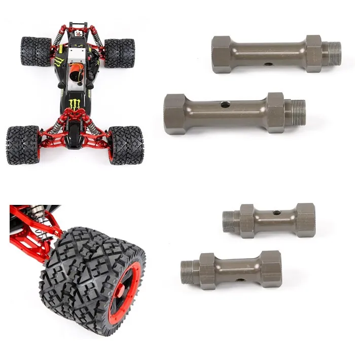 Roue En Alliage Essieu Hub Extension Set pour HPI Rovan Baja 5B SS 5 T 5SC King Motor
