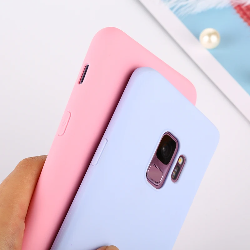 Мягкий чехол для Samsung Galaxy A10 A20 A30 A40 A50 A60 A70 M10 M20 A20E S10 S8 S9 Plus S7 S6 edge S10e матовый