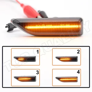 Image 5 - For Mini Cooper Countryman F60 2017 2018 2019 2020 Smoke Dynamic LED Side Marker Turn Signal Light Amber Sequential Blinker Lamp