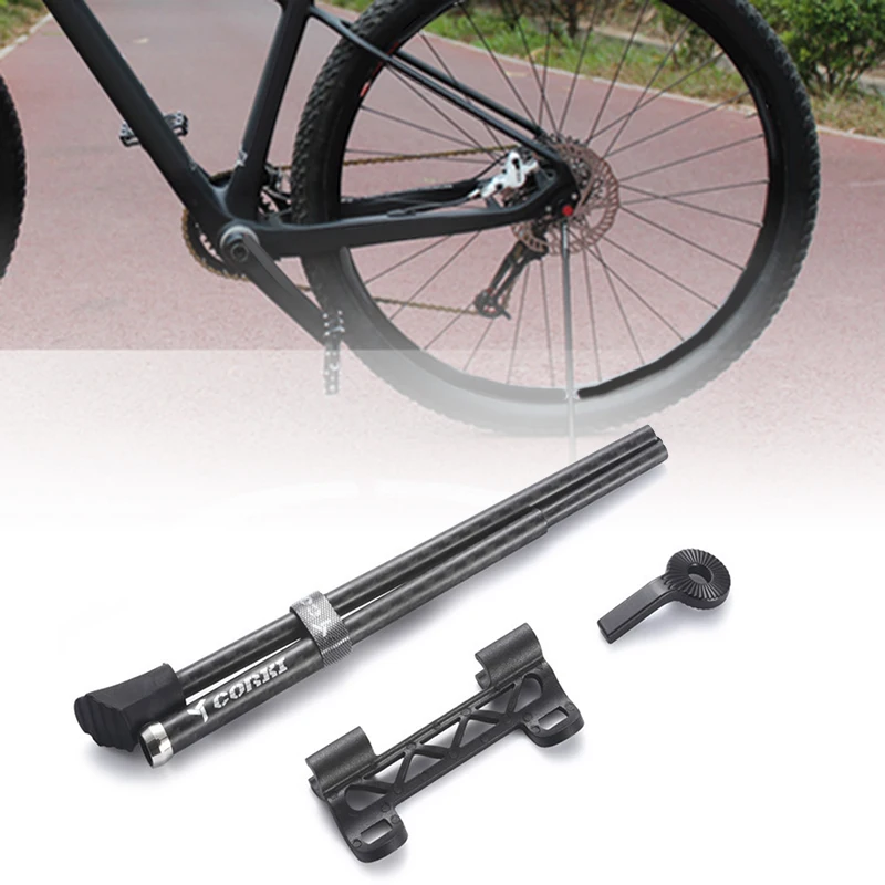 Велосипед kickstand Quick release Stick боковая подставка Запчасти Аксессуары углеродное волокно MTB Практичный Прочный