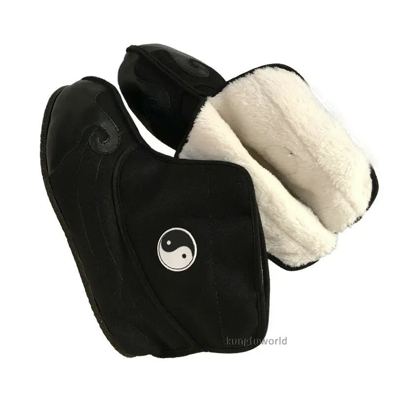 Men's Women's Winter Taoist Tai chi Boots Kung fu Martial arts Shoes Wushu Wing Chun Footwear