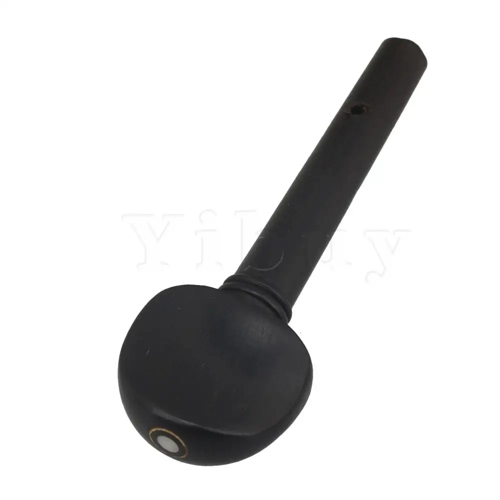 Yibuy 4 шт 4/4 Размер Скрипка тюнинг колышек черное дерево запасные части