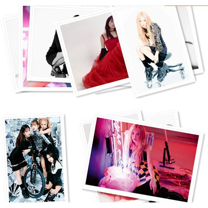 40 шт./компл. KPOP BLACKPINK девушки фото карты ПВХ карты самодельные ломо карты фотокарты