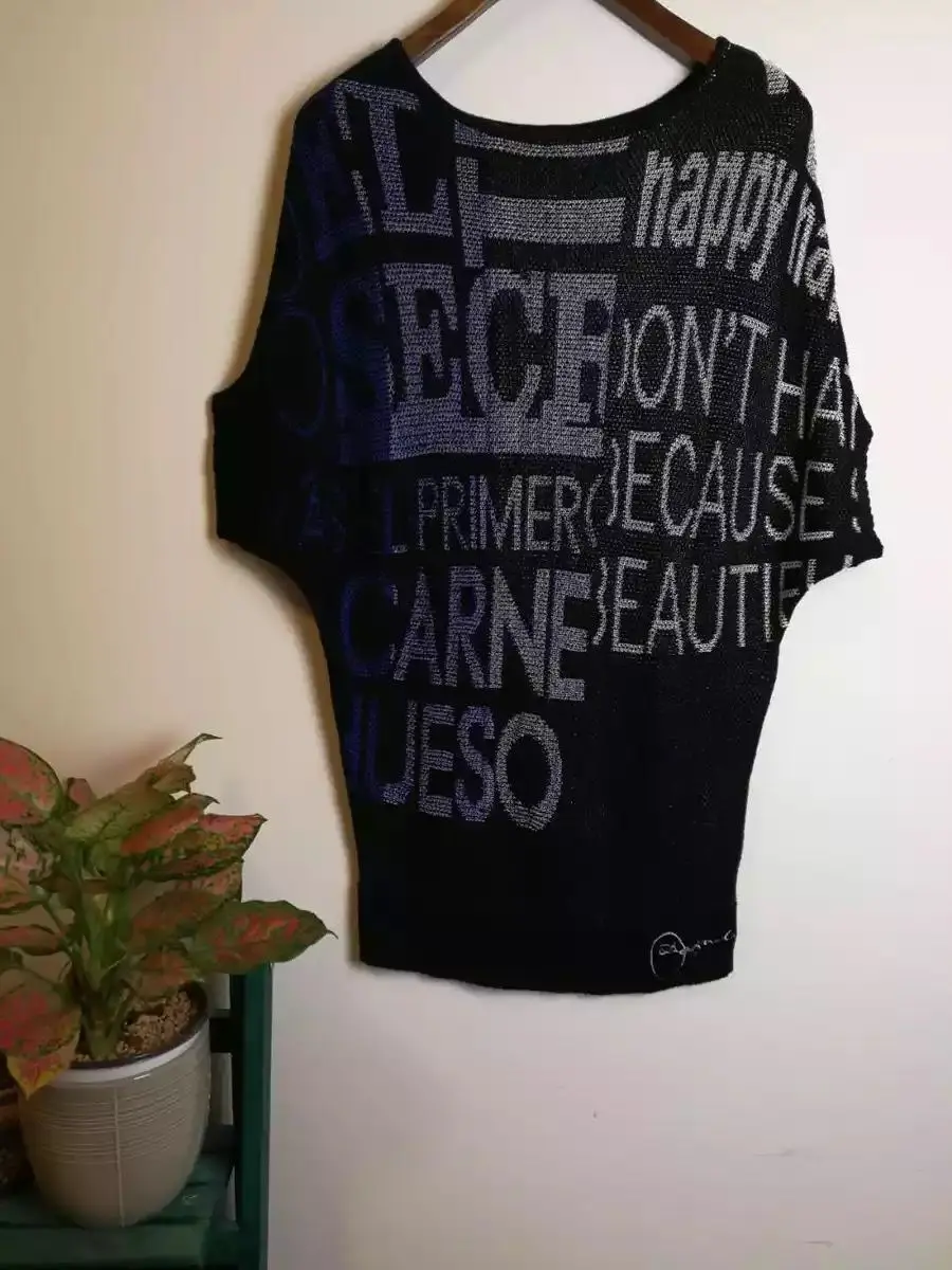 DESIGUAL испанский Модный высококачественный Женский свитер(1 - Цвет: Небесно-голубой
