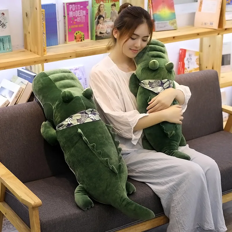 

Crocodile Pillow Plush Toy Doll Cute Adorable South Korea Doll Girl'S Pajama Baby Large Size Birthday Gift