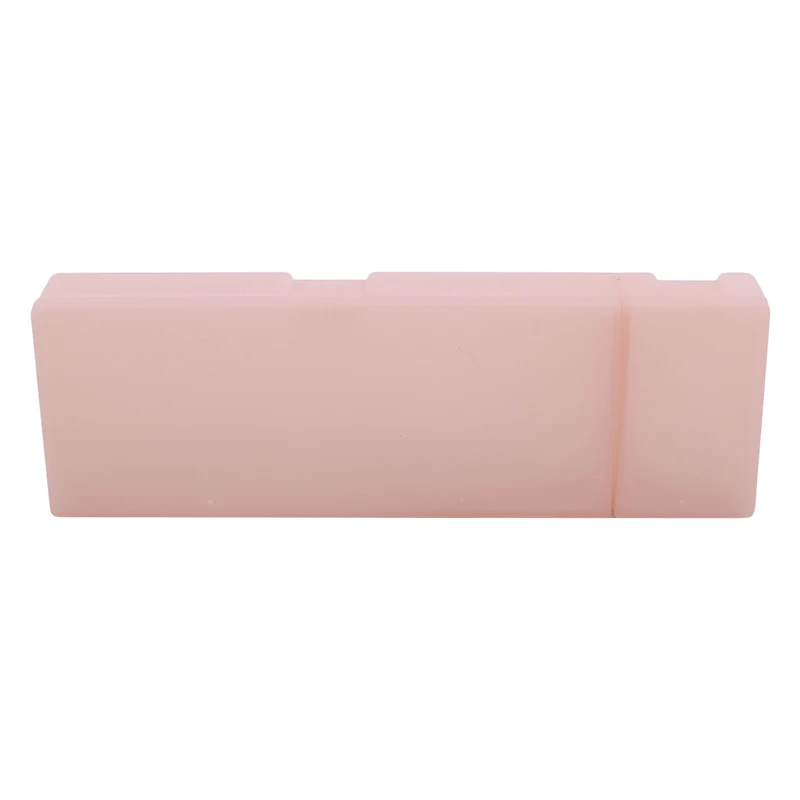 pink Простые Универсальные однотонные Пеналы, чехол для хранения, высокое качество, Полупрозрачные Матовые складские принадлежности, сумки, товары для дома и офиса - Цвет: pink