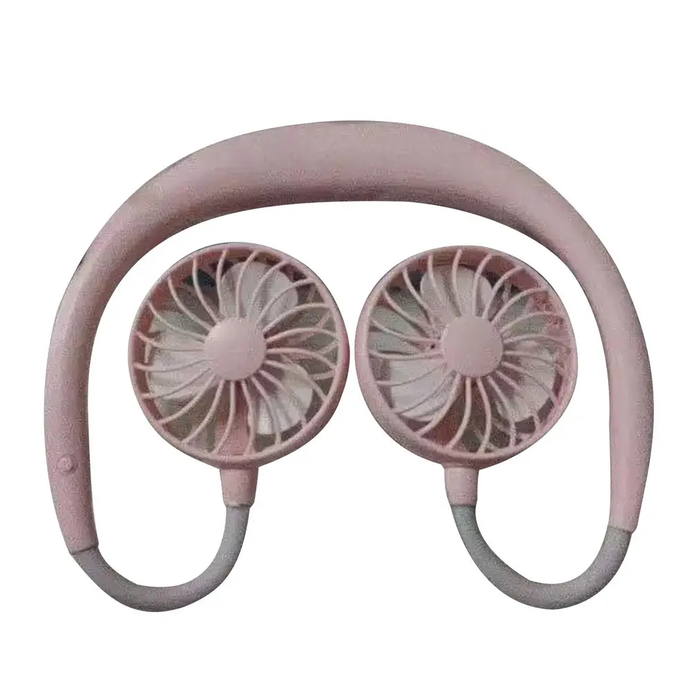 

Mini USB Portable Lazy Sports Fan Mini Hanging Neck Fan USB Rechargeable Halter Sports Fan Air Cooler Outdoor