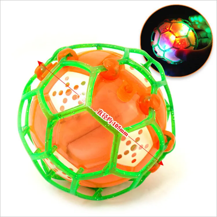 Crazy Ball Сияющий Красочный музыкальный прыжок футбол странная Новая игрушка заводская цена