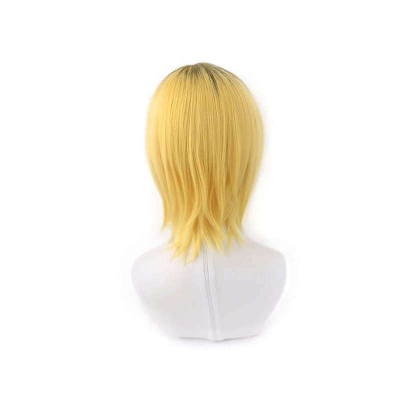 Anime Haikyuu!! Nekoma Kenma Kozume Short Wig Cosplay Costume Heat Resistant Synthetic Hair Haikiyu Men Wigs naruto cosplay