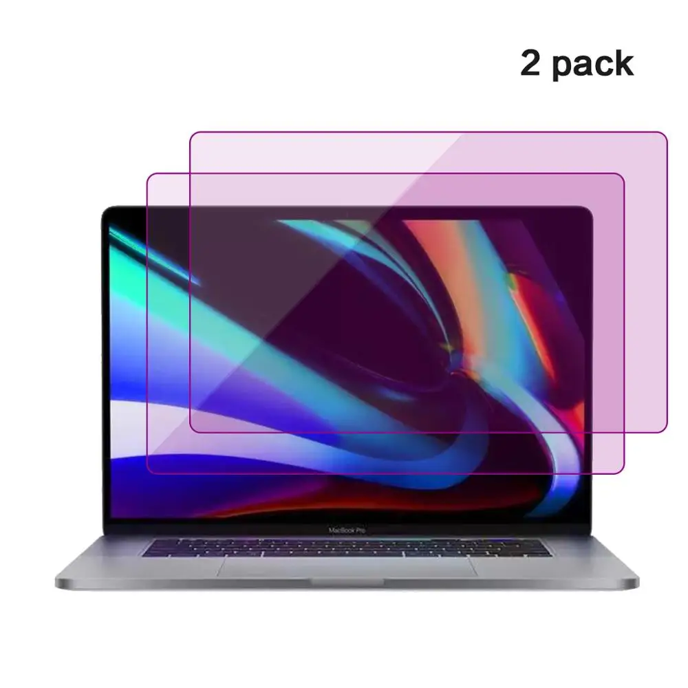2 pack Мягкая защитная пленка для экрана для MacBook Pro 16 дюймов Защитная пленка для экрана, защита для MacBook Pro 16 дюймов без стеклянной пленки - Цвет: 2 pack