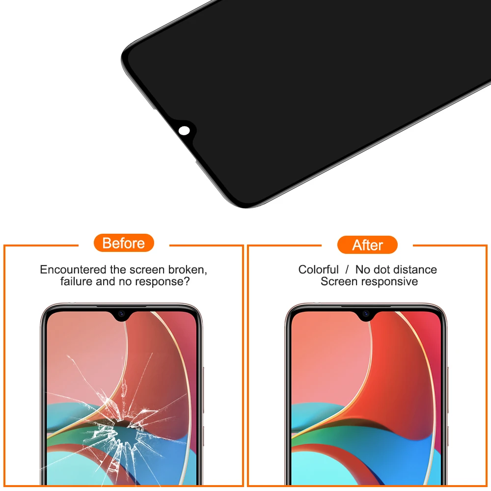 Супер AMOLED для 6,0" Xiaomi mi A3 ЖК-дисплей с рамкой+ сенсорная панель дигитайзер Замена для Xiao mi CC9e lcd