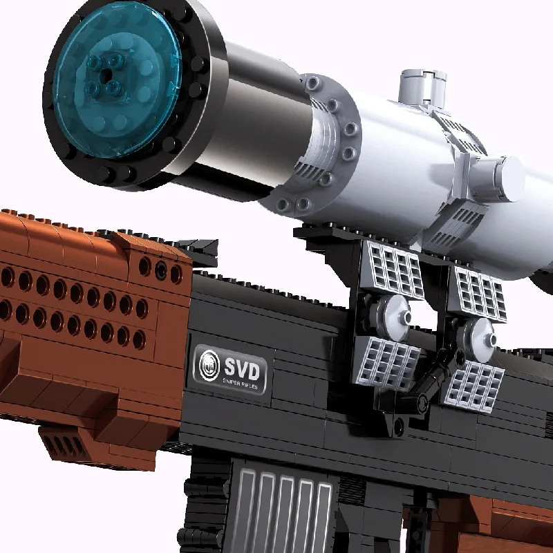 

AUSINI ausini Educational Assembled Building Blocks 22803svd Sniper Rifle Plastic And Rubber Model Toys