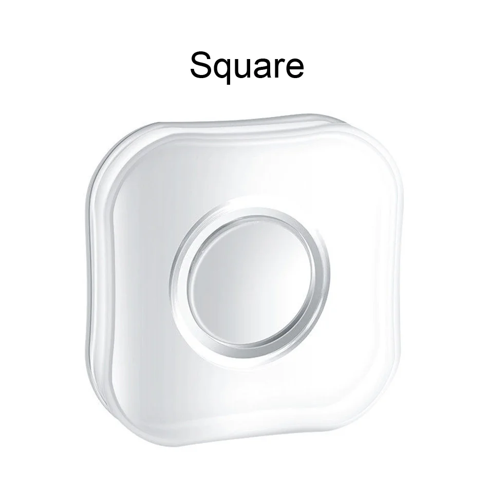 Square Волшебные нано-наклейки для планшета, настенные силиконовые наклейки для кухни, гелевая паста, автомобильные держатели для телефонов, без следа, волшебная Повседневная паста, универсальная - Цвет: Square
