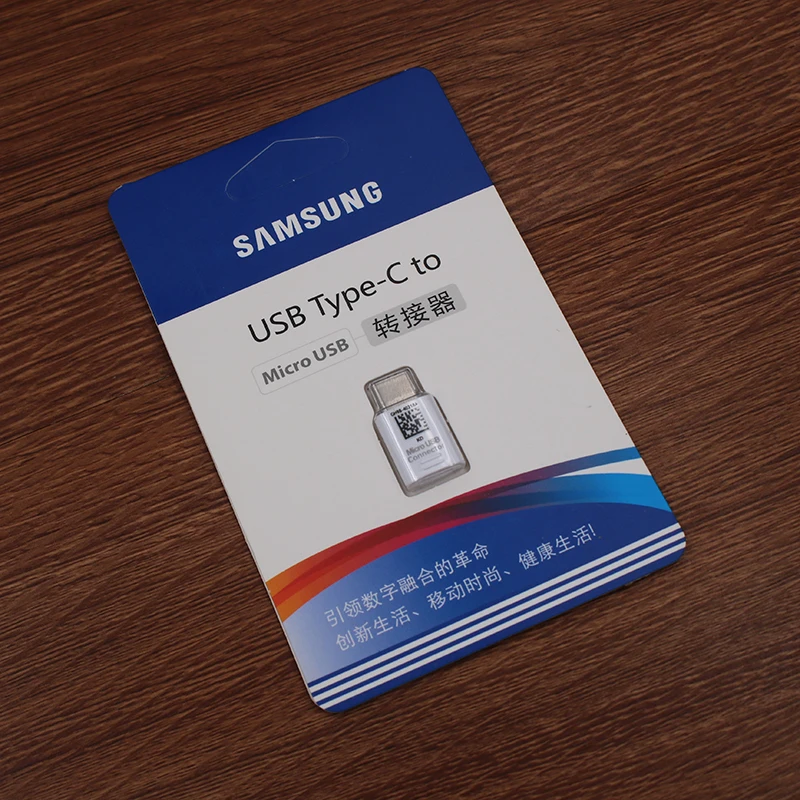 Samsung Примечание 10 Тип C микро USB конвертер Тип-c адаптер быстрой Зарядное устройство samsung Galaxy s10 S9 s8 Plus s6 s7 Note8 note9 A50 - Цвет: White with box