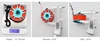 DIVER Scuba Diving Aluminium Finger Spool Reel 30M Line with Stainless Steel Snap Bolt Clip White orange red fluorescent yellow 5