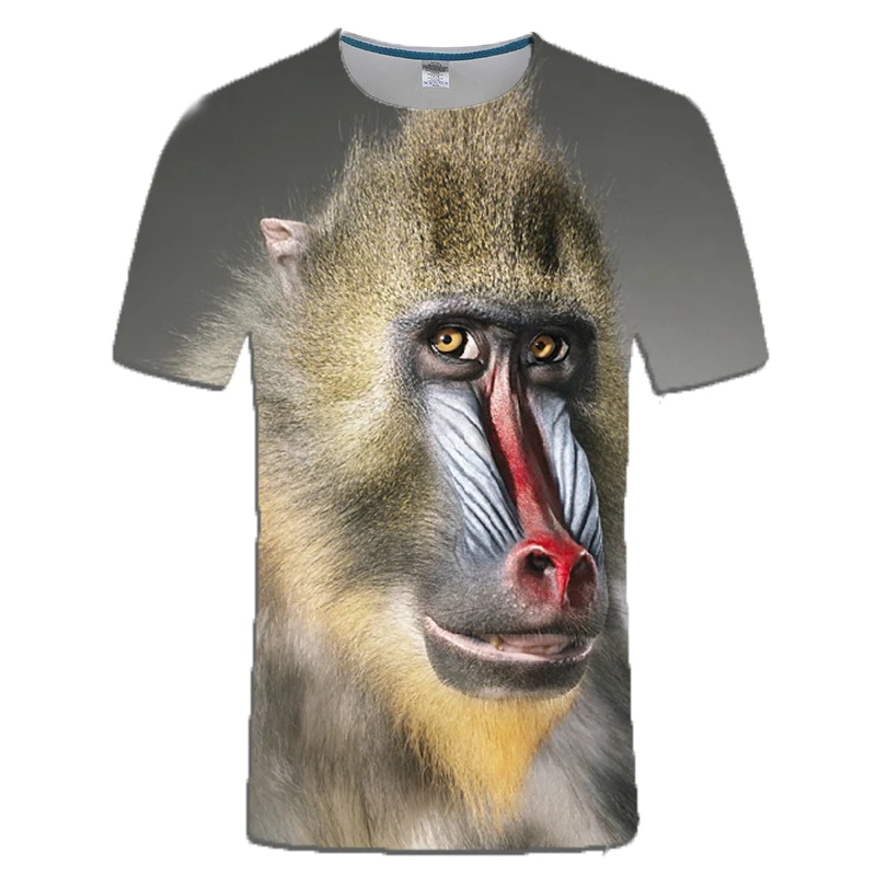 Футболка Gorilla Streetwear с 3D принтом показывает ваш средний палец футболка UnisexFunny