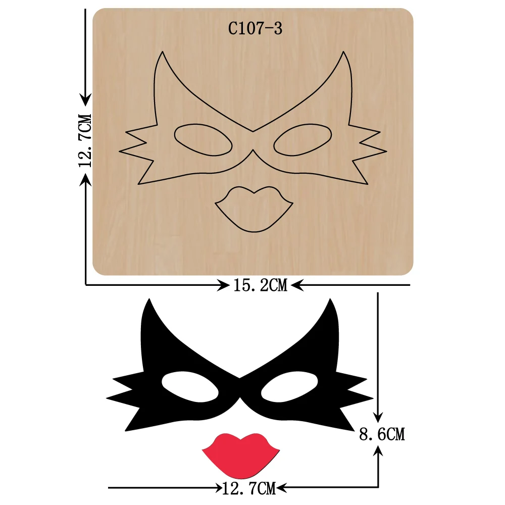 Новые деревянные die Скрапбукинг c-107-3 Штанцевые формы