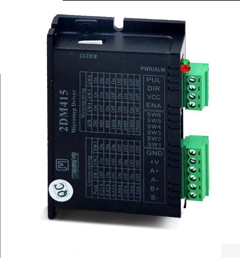 JMC Nema 17 цифровой мини шаговый Драйвер 2DM415 для 42 Шаговый двигатель 2 фазы шаговый двигатель привод