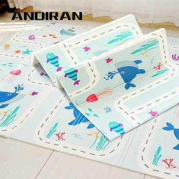 

XPE Folding Baby Play Mat 1cm Thick Crawling Toys for Children's Carpet Climbing Gyme Game Road Pad Living Room Home Kids Rug