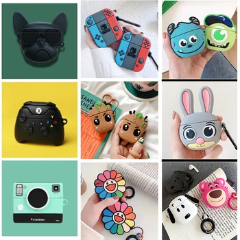 

Cute Cartoon Little Devil Case for Apple Airpods 1 2 Wireless Bluetooth Earphone Cover for Apple AirPods New Box Case Foundas