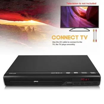 

DVD Player 5.1 Surround Sound Home HD 1080P For TV DVD Player Media Movie With AV Cable
