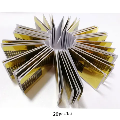 Art Tools Nail Extension UV Gel Tips Extension Nail Form Stickers for Gel Acrylic Nail Tips Extension Acrylic Curve