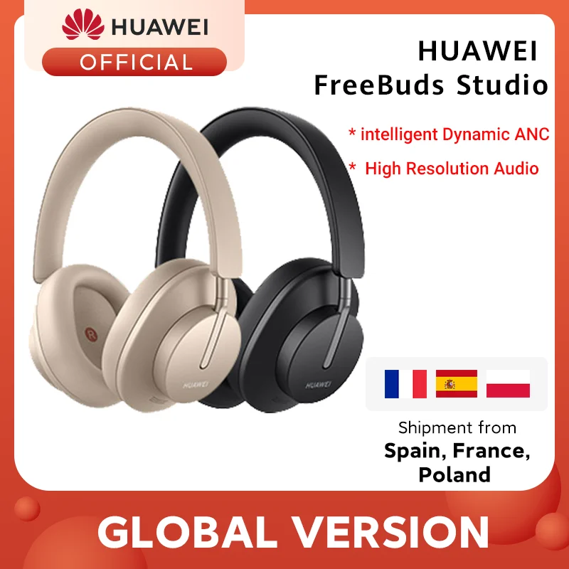 In Stock Global Version Huawei Freebuds Studio Bluetooth Audiophile Headphones Wireless TWS HI FI ANC Type C Gaming Headset with