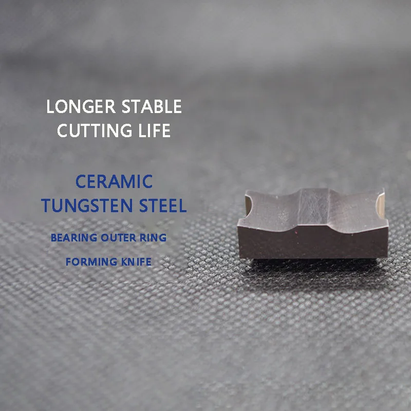 Custom Shaping of Spherical Cutter for Bearing Outer Ring of Cermet Blade Construction  Lathe Tooling