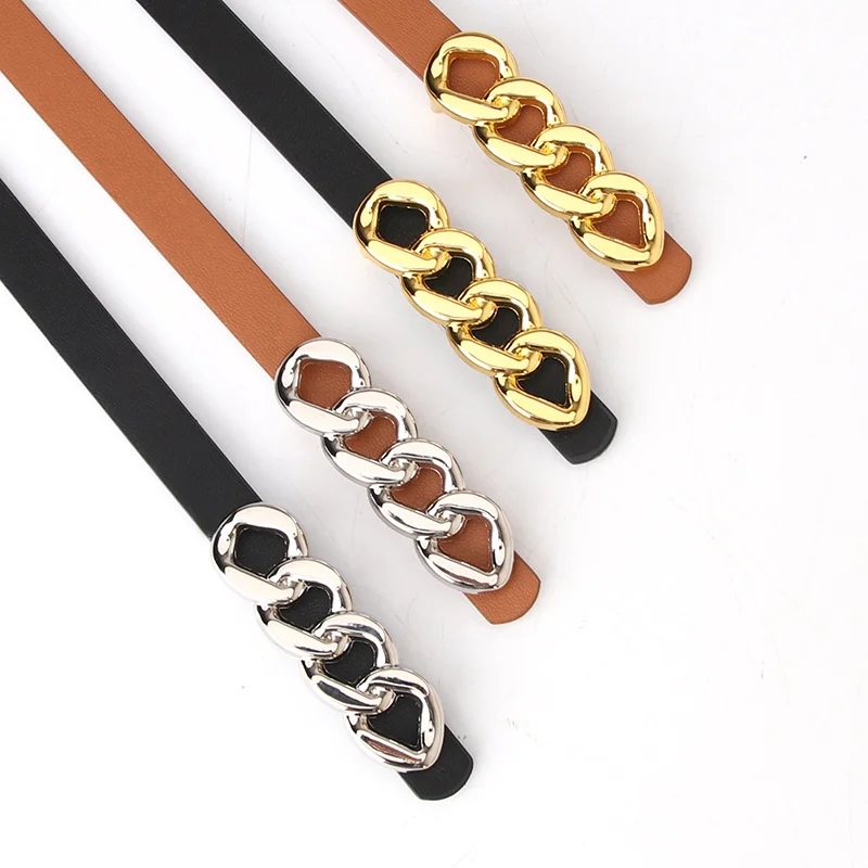 

Gold Chain Belt Elastic Silver Metal Waist Belts For Women High Quality Stretch Cummerbunds Ladies Coat Ketting Riem Waistband