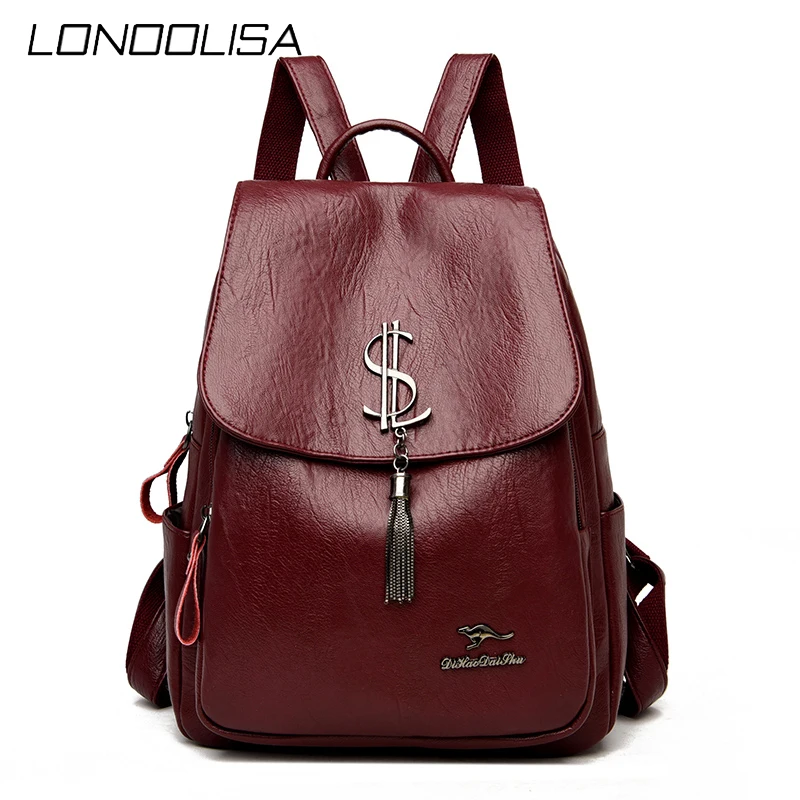 Брендовые дизайнерские сумки для женщин модные роскошные кожаные дамские рюкзаки школы высококачественные