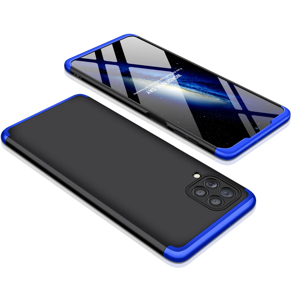 Чехол-накладка для Samsung Galaxy F62 M62 гибридный из поликарбоната с полной защитой на 360