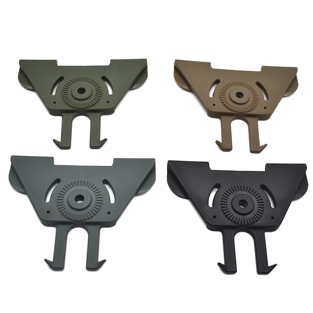 Enhanced Tactical Gun Holster and Magazine Pouch Set with MOLLE Mounting System for Body Armor and Load-Bearing Vests