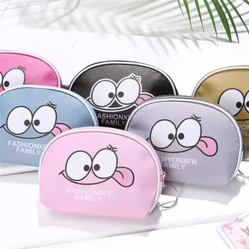 

VOGVIGO Cute Cartoon Smiley Face Coin Purses Holders Women Mini Wallets Money Storage Bags Key Case Girl Child Zipper Pouch New